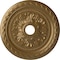Ekena Millwork Palmetto Ceiling Medallion (Fits Canopies up to 3 5/8"), 23 5/8"OD x 3 5/8"ID x 1 5/8"P, Pale Gold CM23PMPAS - alternate 1